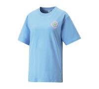 Puma Downtown Relaxed Graphic T-shirt Women White C093