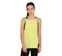 Puma Drapey Dancer Women's tank top, Womens, Dancer Drapey Tank, soft fluo yellow heather-Stripe, S