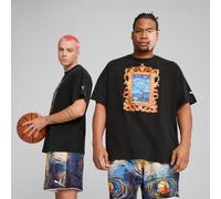 PUMA Dylan Exhibit Basketball T-Shirt Men, Black, size Large