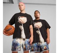 PUMA Dylan Exhibit Basketball T-Shirt Men, Black, size Large