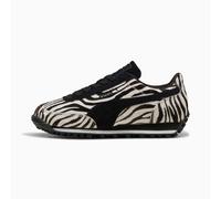 PUMA Easy Rider Zebra Sneakers Women, Warm White/Black, size 4