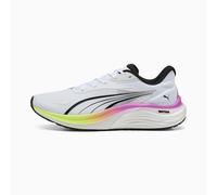 PUMA Men's Electrify Nitro 4 Road Running Shoe, White-Pure Magenta-Yellow Alert, 8 UK