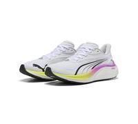 PUMA Women's Electrify Nitro 4 WN Road Running Shoe, White-Yellow Alert-Pure Magenta, 5 UK