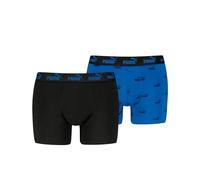 PUMA ELEMENTS MEN LOGO PRINT BOXERS 2P Black