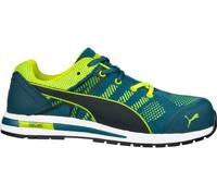 Puma Elevate Knit Low S1P Esd Hro Src Saftey Shoes Trainers Grey Black - Green