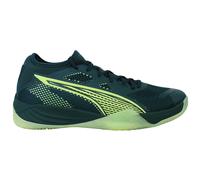 Puma Eliminate Nitro SQD 4 Mens Dark Green Handball Shoes - Size UK 10