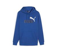 PUMA Mens Ess+ 2 Col Big Logo Hoodie Fl Sweat, Cobalt Glaze, M EU