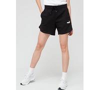 Puma Womens Essentials High Waist Shorts - Black - Size 10 UK