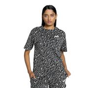 PUMA ESS+ Animal Relaxed AOP Tee Puma Black