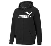 PUMA Mens Big Logo Fz Hoodie Fl Sweat, Puma Black, L EU