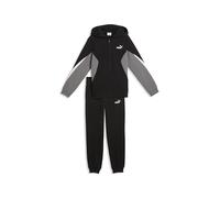 Puma Essential Block tracksuit black white grey kids - 164