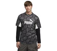 Puma Ess Block Relaxed Fit Short Sleeve V Neck T-shirt