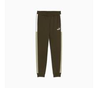 Puma ESS BLOCK Sweatpants TR cl - Dark Olive - XXL