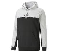 PUMA ESS BLOCK x TAPE Hoodie FL Light Gray Heather