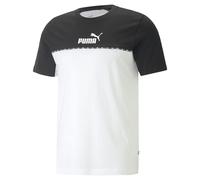 Puma Ess Block X Tape Short Sleeve T-shirt White S Men