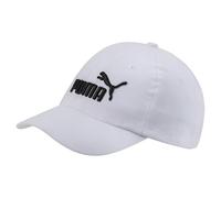 Ess Embroidered Logo Cap in Cotton White