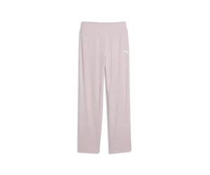 PUMA ESS Elevated High Waist Straight Leg Rib Pants G