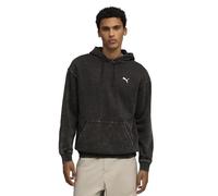 PUMA Essentials Elevated Relaxed Wash Hoodie Men, Black, size XL