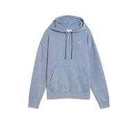 PUMA ESS ELEVATED Relaxed Wash Hoodie FL Cool Blue