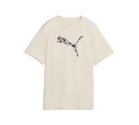 PUMA, ESS Graphic Animal Relaxed G T-Shirt, Women, White, Size 128 (Spain)