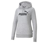 PUMA ESS Logo Hoodie TR Light Gray Heather