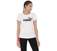 PUMA ESS Logo T-Shirt - White, X-Small