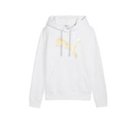 Puma Women's Metallic Overhead Tech Fleece Hoodie 16 (XL) White
