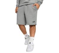 Puma Men's Essential No1 10 Inch Logo Shorts - Grey, Medium Gray Heather, Size S, Men Medium Gray Heather
