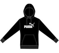 Puma Ess N1 Logo Hoodie Black S Woman