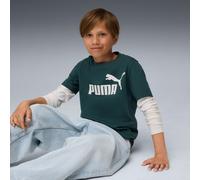 PUMA Ess No. 1 Logo T-Shirt Youth, Green Terrain, size 7-8 Youth