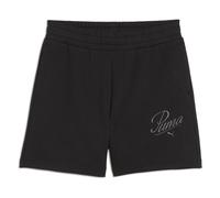 PUMA ESS Script High-Waist Shorts 5"