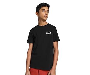 PUMA Ess Small Logo Tee B Boy's T-Shirt, Black, 5-6 Years
