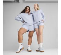 Puma Womens Essentials Small No 1 Logo 4 shorts - Grey, Grey, Size L, Women Grey