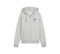 PUMA ESS Small No. 1 Logo Comfort Full-Zip Hoodie FL Light Gray Heather