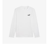 PUMA ESS Small No. 1 Logo LS Tee S White Men