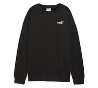 Puma Ess Small No 1 Logo Relaxed Fit Sweatshirt Black S Woman