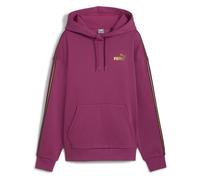 Puma Ess Tape Minimal Gold Hoodie Purple S Women