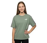 Puma Ess Tape Short Sleeve T-shirt Green S Woman