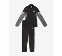 Puma Essential Block Poly Tracksuit Black Grey White - 128