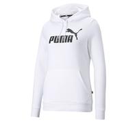 Puma Essential Logo Hoodie White S Women