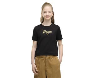 Puma Essential Script Glitter Short Sleeve T-shirt