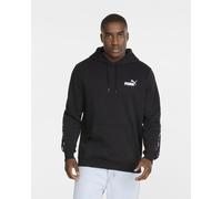 Puma Essential Tape hooded sweatshirt black white - M