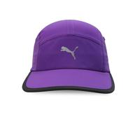 Puma Essentials 5 Panel Running Cap Purple Run Hat Mens Womens