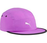 Puma Essentials 5 Panel Running Cap Purple Run Hat Mens Womens