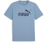 Puma Essentials Camo Tee - Cool Blue