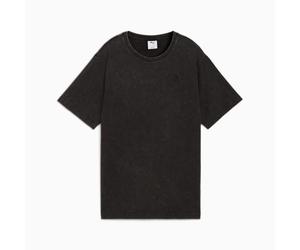Puma Essentials Elevated Female Relaxed Wash Tee - Puma Black