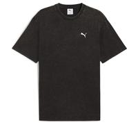 Puma Essentials Elevated Male Relaxed Wash Tee - Puma Black
