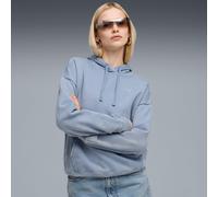 PUMA Essentials Elevated Relaxed Wash Hoodie Women, Cool Blue, size Large