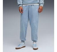 PUMA Essentials Elevated Relaxed Wash Sweatpants Men, Cool Blue, size XL