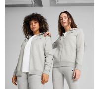 PUMA Essentials Full-Zip Hoodie Women, Light Grey Heather, size XL